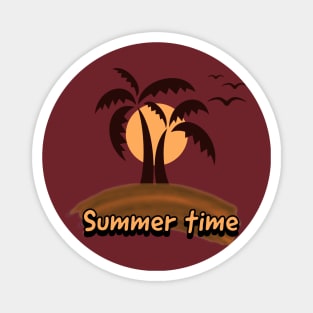 Summer time beach wear Magnet